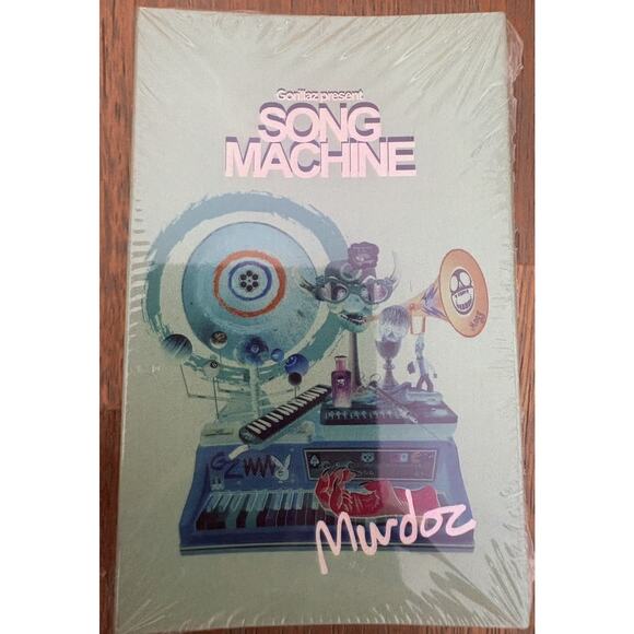 GORILLAZ SONG MACHINE ALBUM - CASSETTE TAPE - MURDOC GREEN Collectable Sealed - Picture 6 of 11